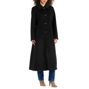 Jones New York Single Breasted Wool Blend Maxi Coat Sz 6